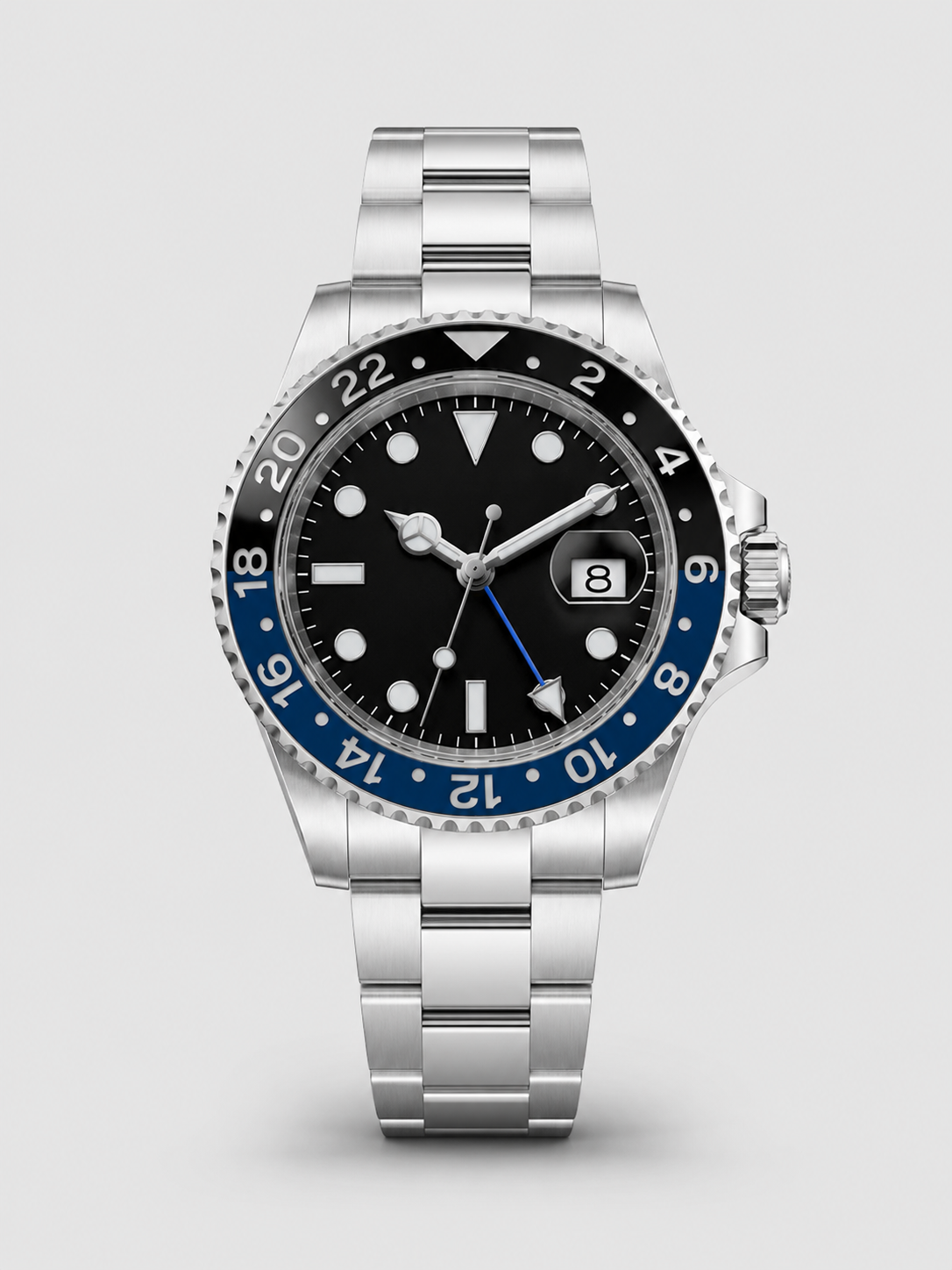 Blue & Black GMT Watch