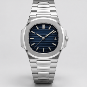 Blue Dial Integrated Sports Watch